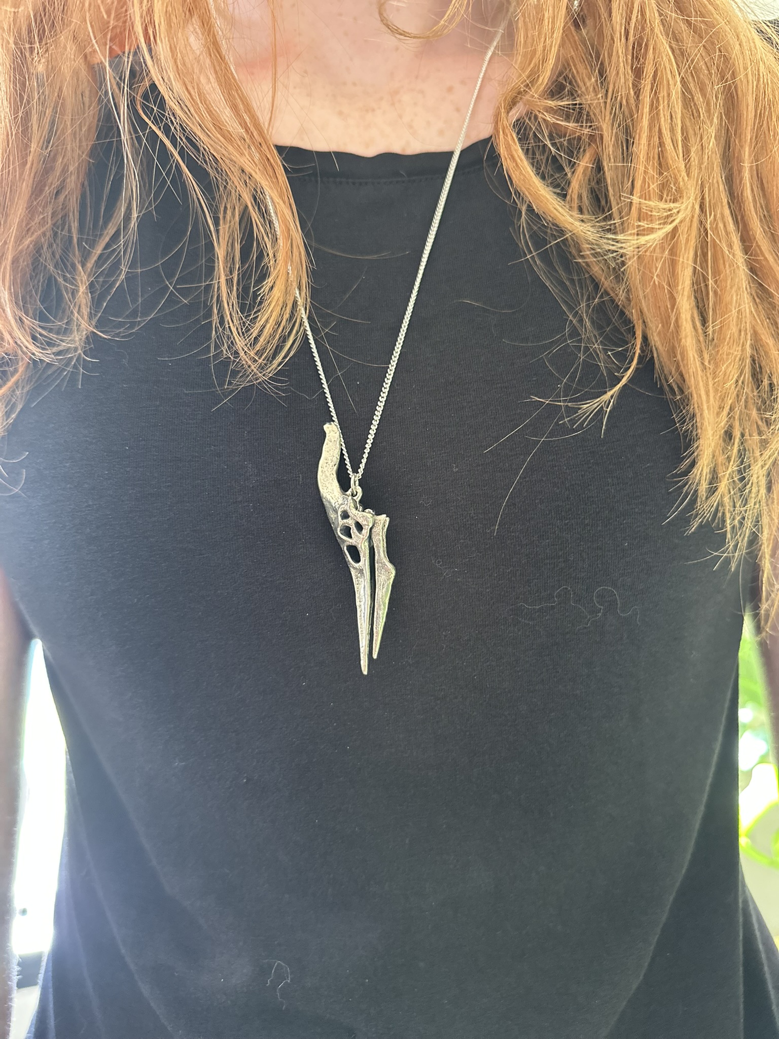 Pteranodon Skull Pendant (Angle 4)