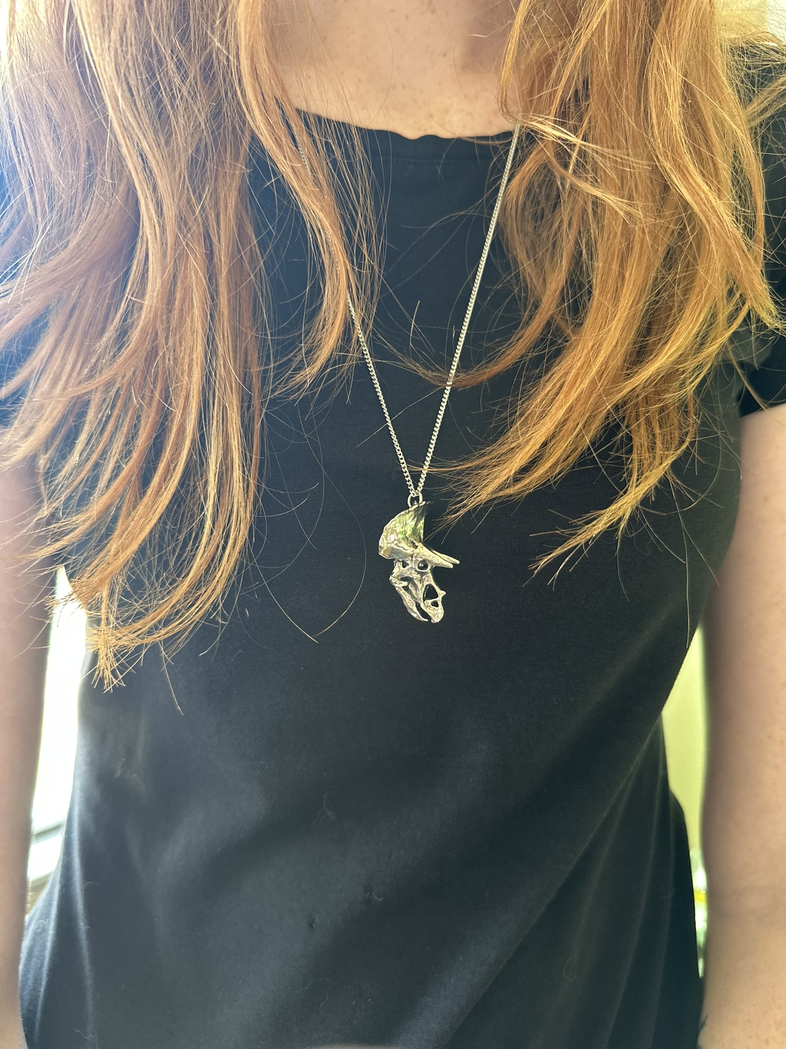 Triceratops Skull Pendant (Angle 3)